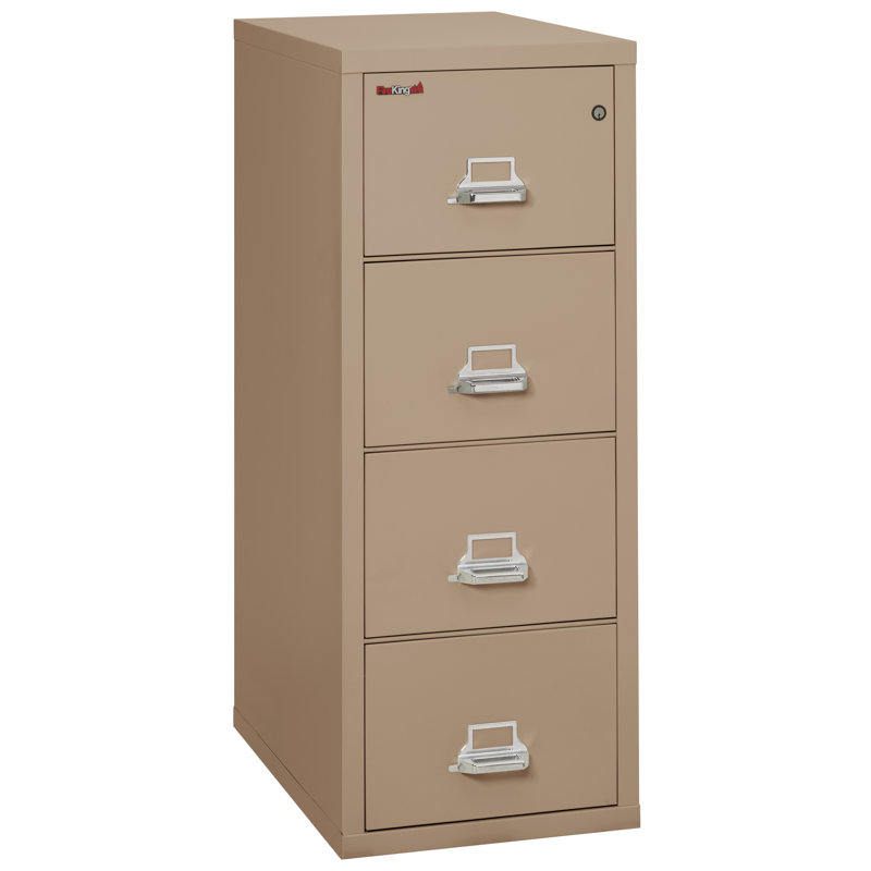 FireKing Fireproof 4 Drawer Vertical File Cabinet Reviews Wayfair